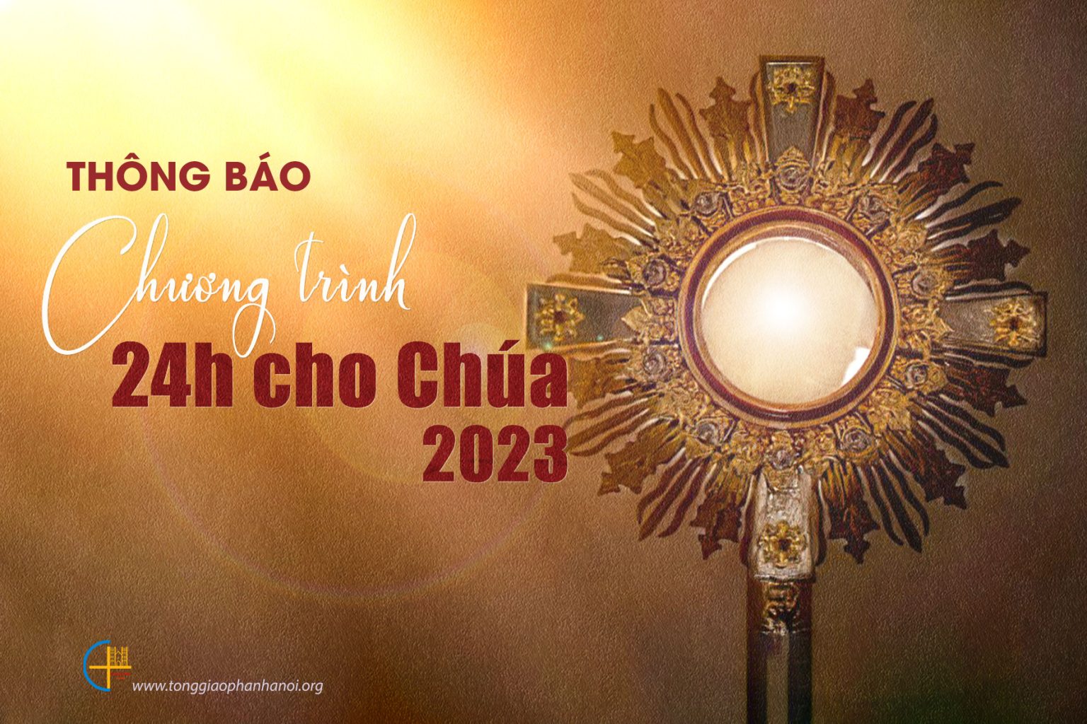 Thông Báo: Chương Trình “24 Giờ Cho Chúa” Năm 2023