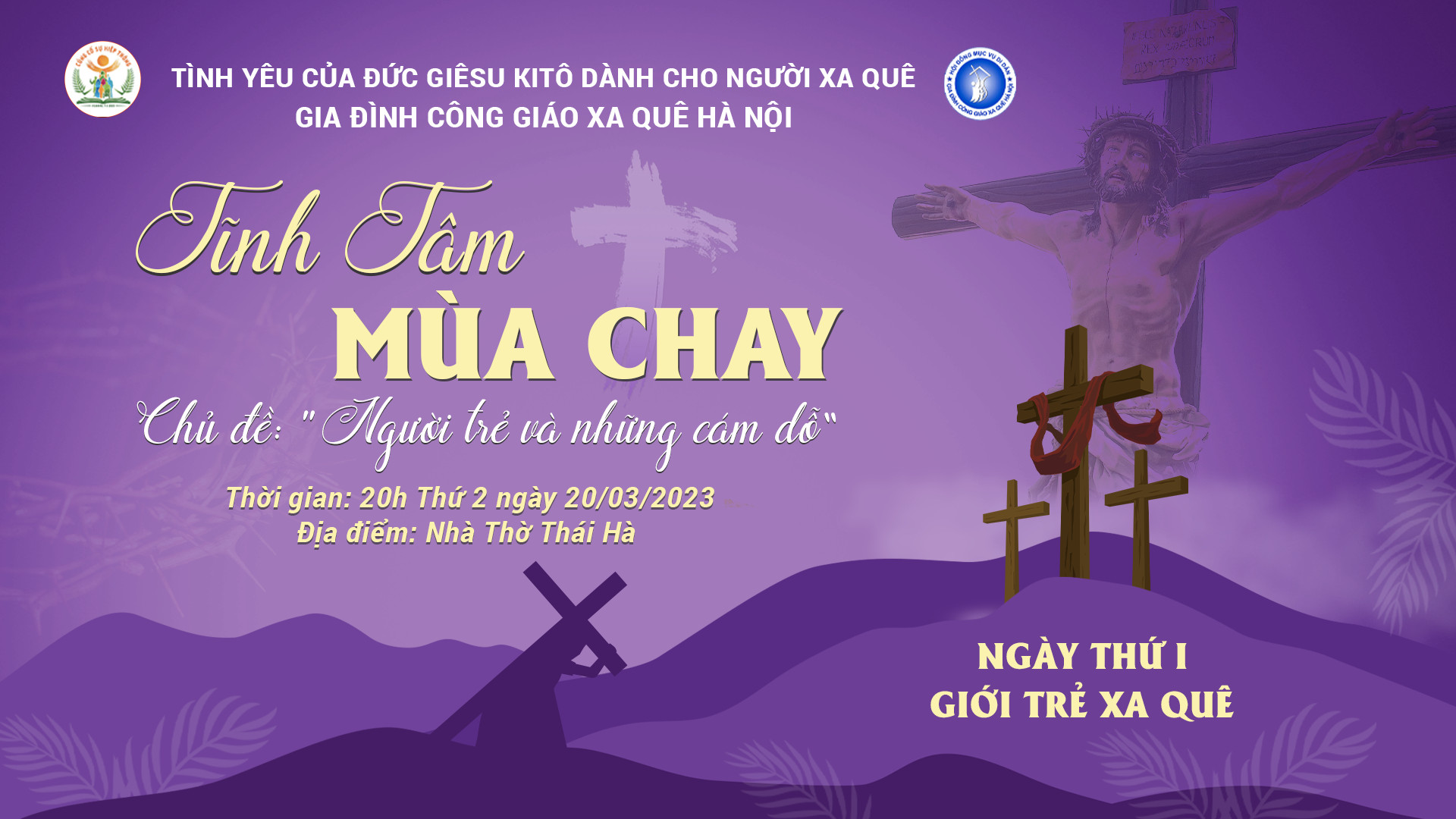 [TRỰC TIẾP] TĨNH TÂM MÙA CHAY THÁNH NĂM 2023 GIA ĐÌNH CÔNG GIÁO XA QUÊ HÀ NỘI