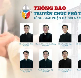 Thông báo Truyền chức Phó tế 2023