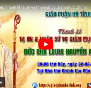 Thánh lễ tạ ơn và nhận sứ vụ GM Chính tòa của Đức Cha Louis Nguyễn Anh Tuấn