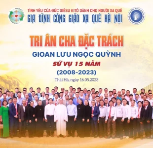 Thông báo: Chia tay cha đặc trách và thánh lễ tạ ơn