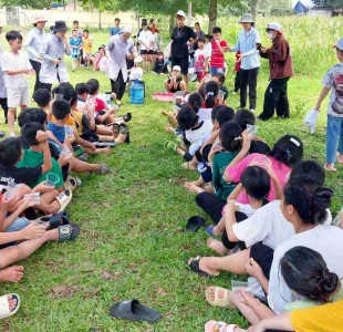 Khai giảng “Sa mạc hè nội trú” tại Giáo xứ Đồng Gianh 2023