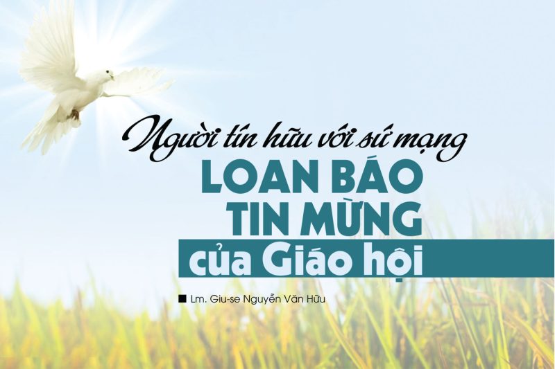 Người tín hữu với sứ mạng loan báo Tin Mừng của Giáo hội