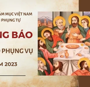 Ủy ban Phụng tự thông báo đào tạo phụng vụ năm 2023