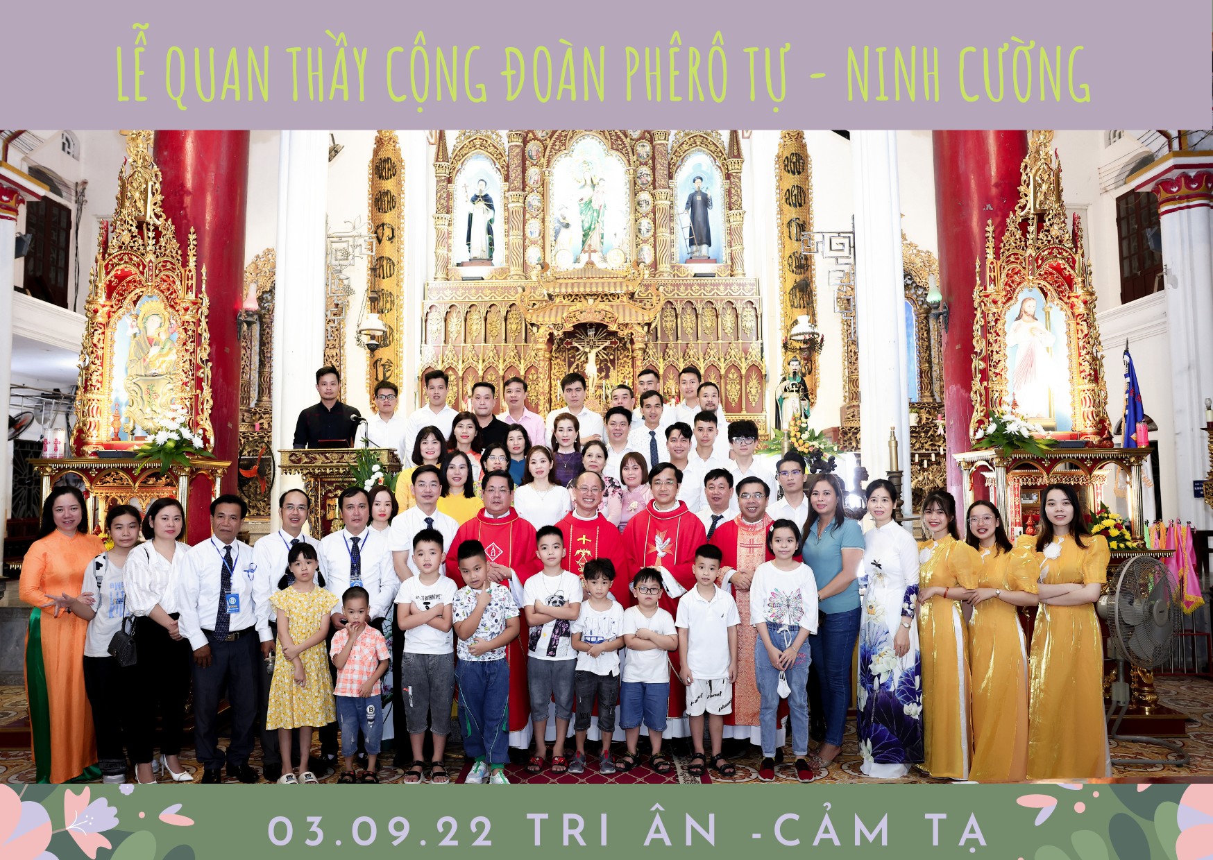 Thư mời: Cộng đoàn Phero Tự Ninh Cường mừng bổn mạng