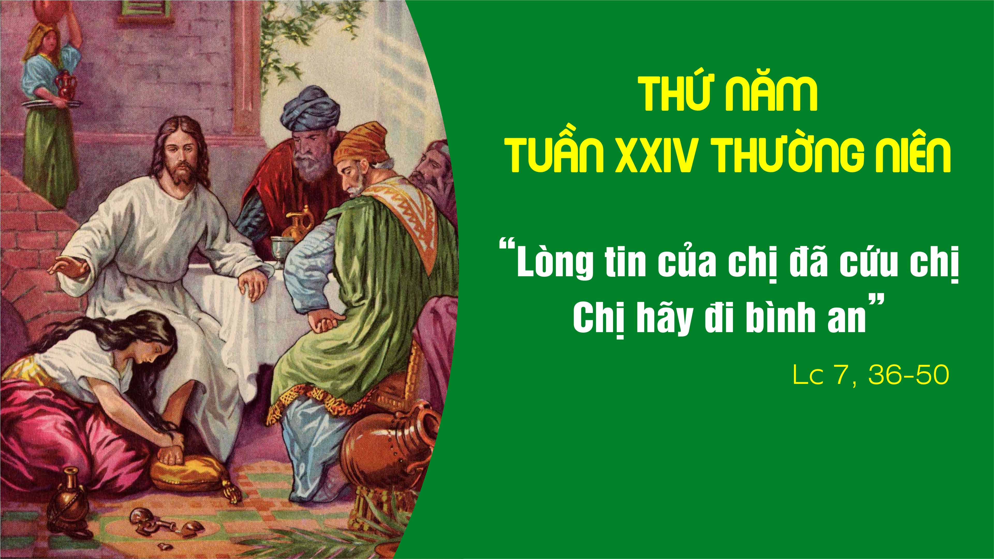 Chị hãy đi bình an (21.09.2023 – Thứ Năm Tuần 24 TN)