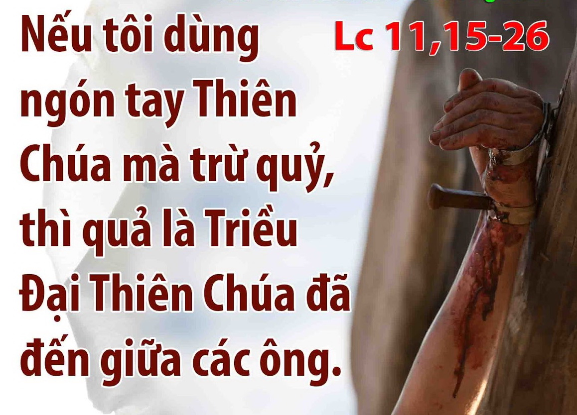 Ngón tay Thiên Chúa (13.10.2023 – Thứ Sáu Tuần 27 TN)