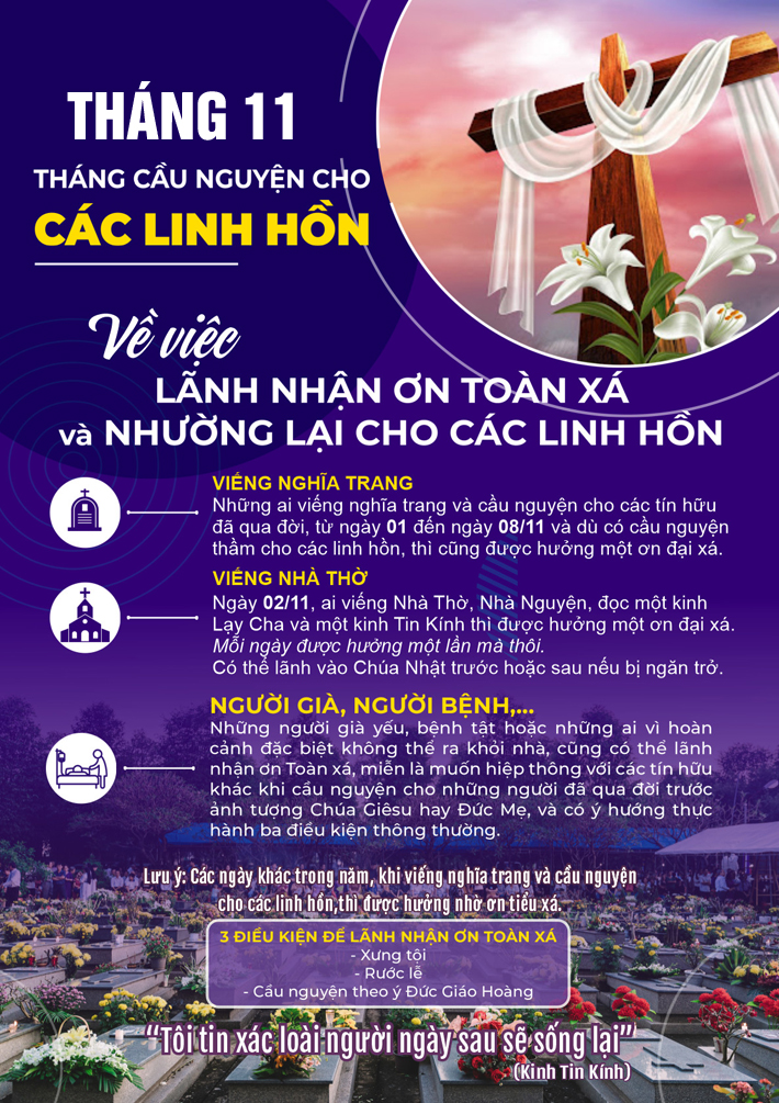 Ơn toàn xá tháng Các Linh Hồn